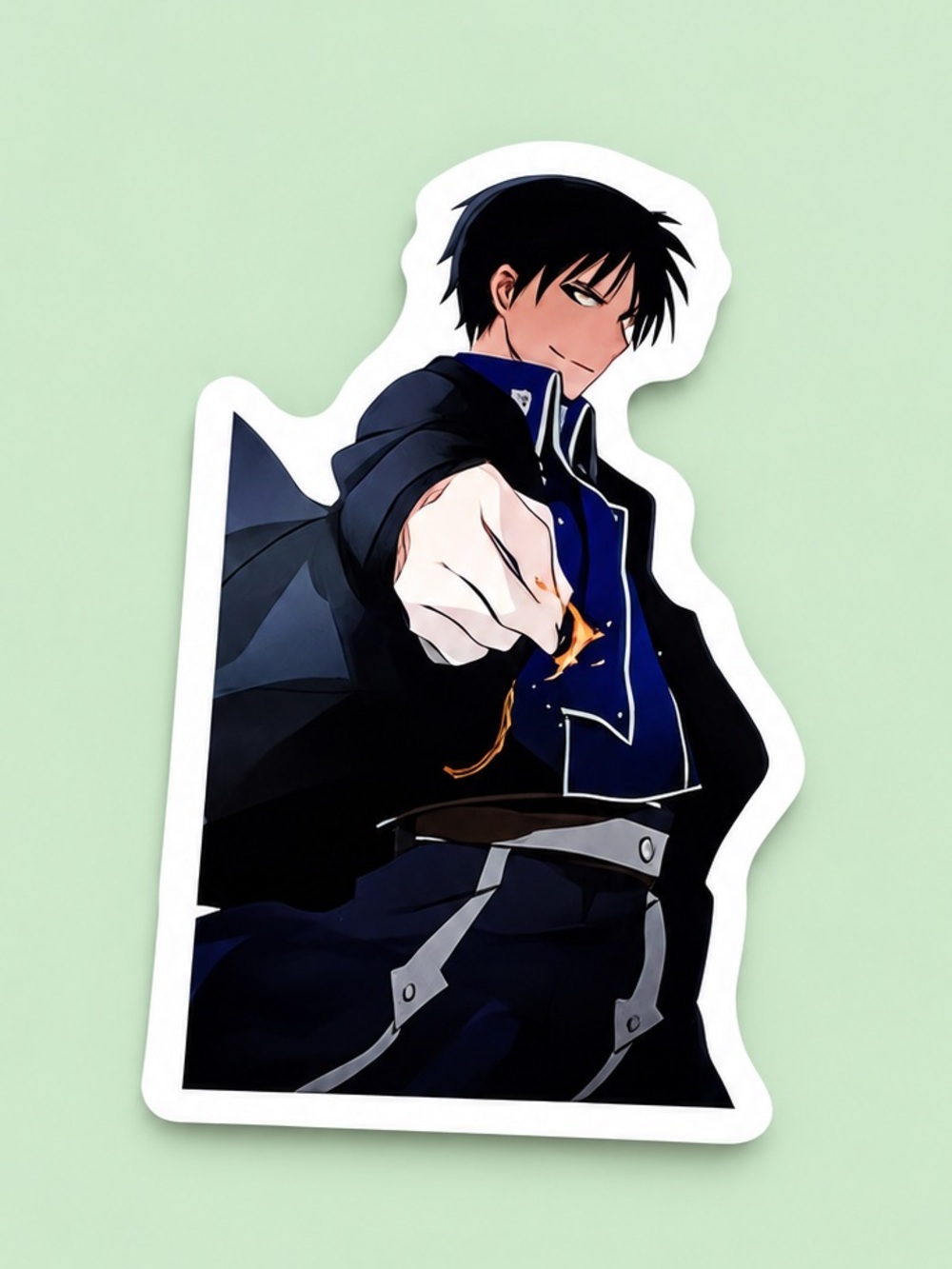 Roy Mustang Fullmetal Alchemist Anime Sticker